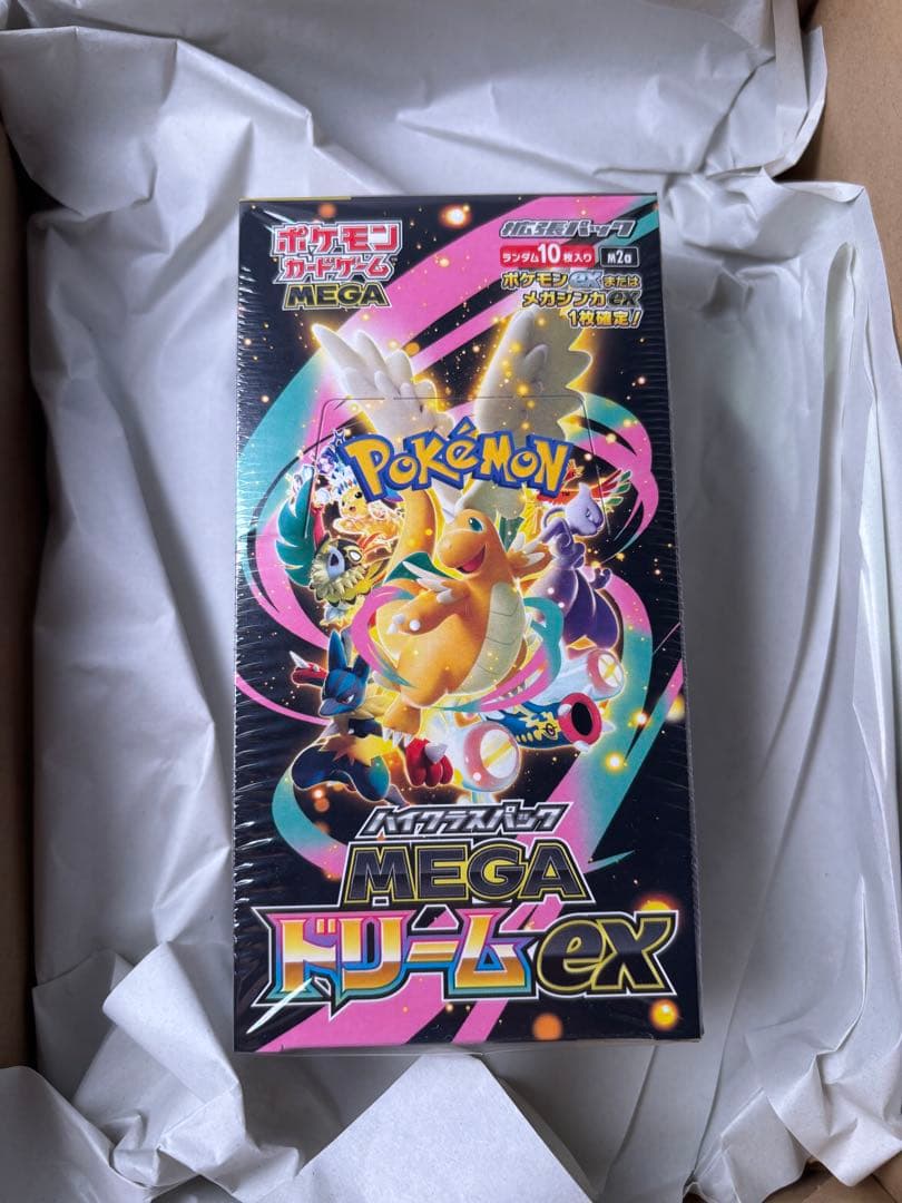 シュリンク付きポケモンカードMEGA ハイクラスパック　ドリーム ex　1BOX