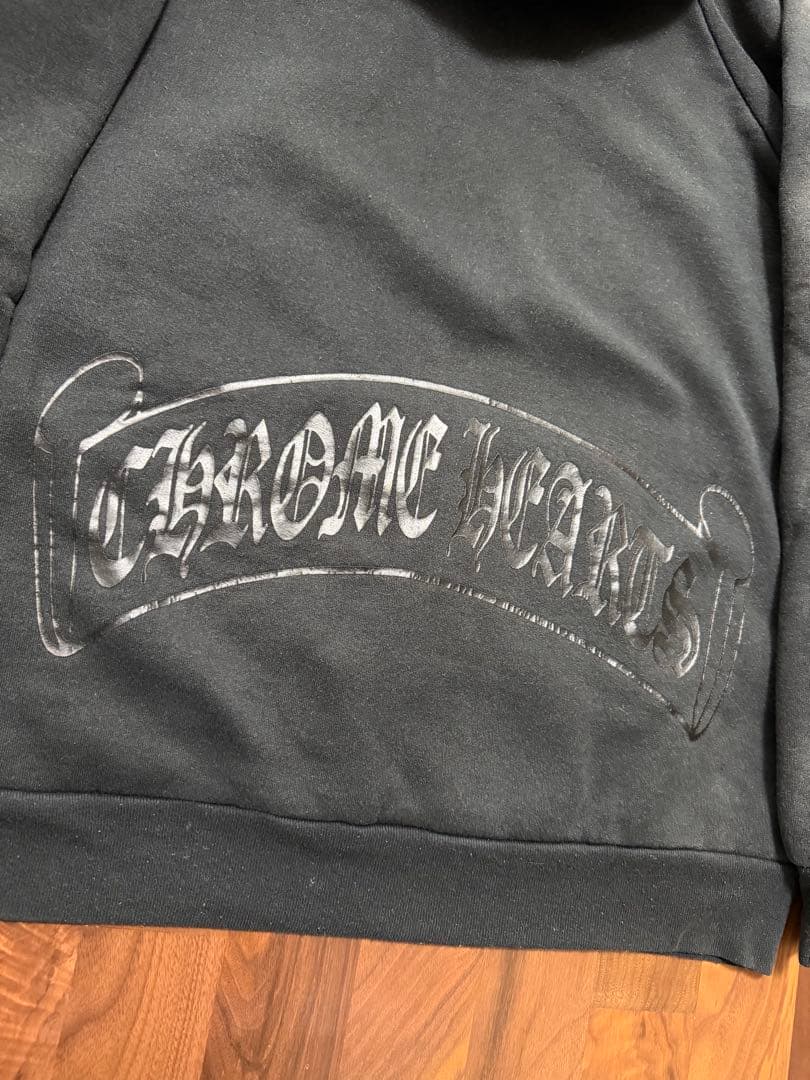 CHROME HEARTS OLD サーマル裏地 パーカー ブラック