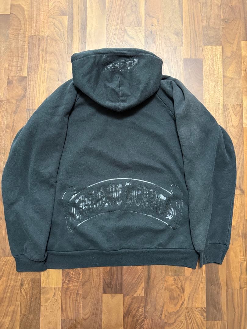 CHROME HEARTS OLD サーマル裏地 パーカー ブラック