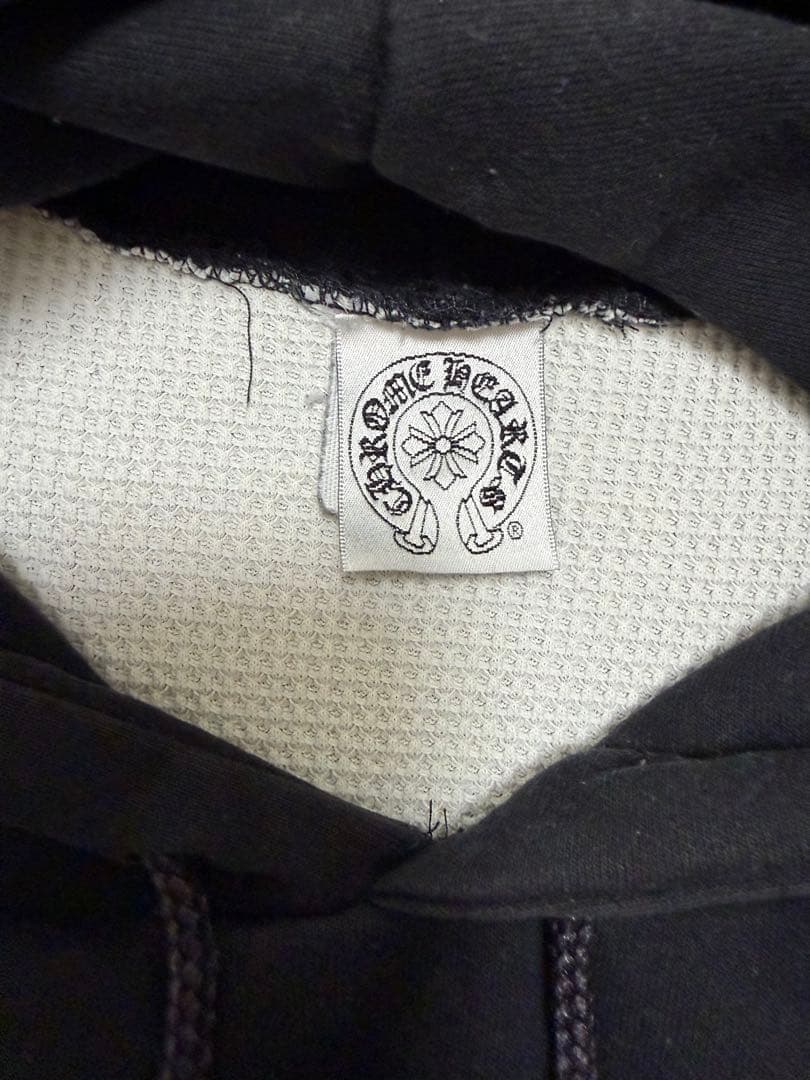 CHROME HEARTS OLD サーマル裏地 パーカー ブラック