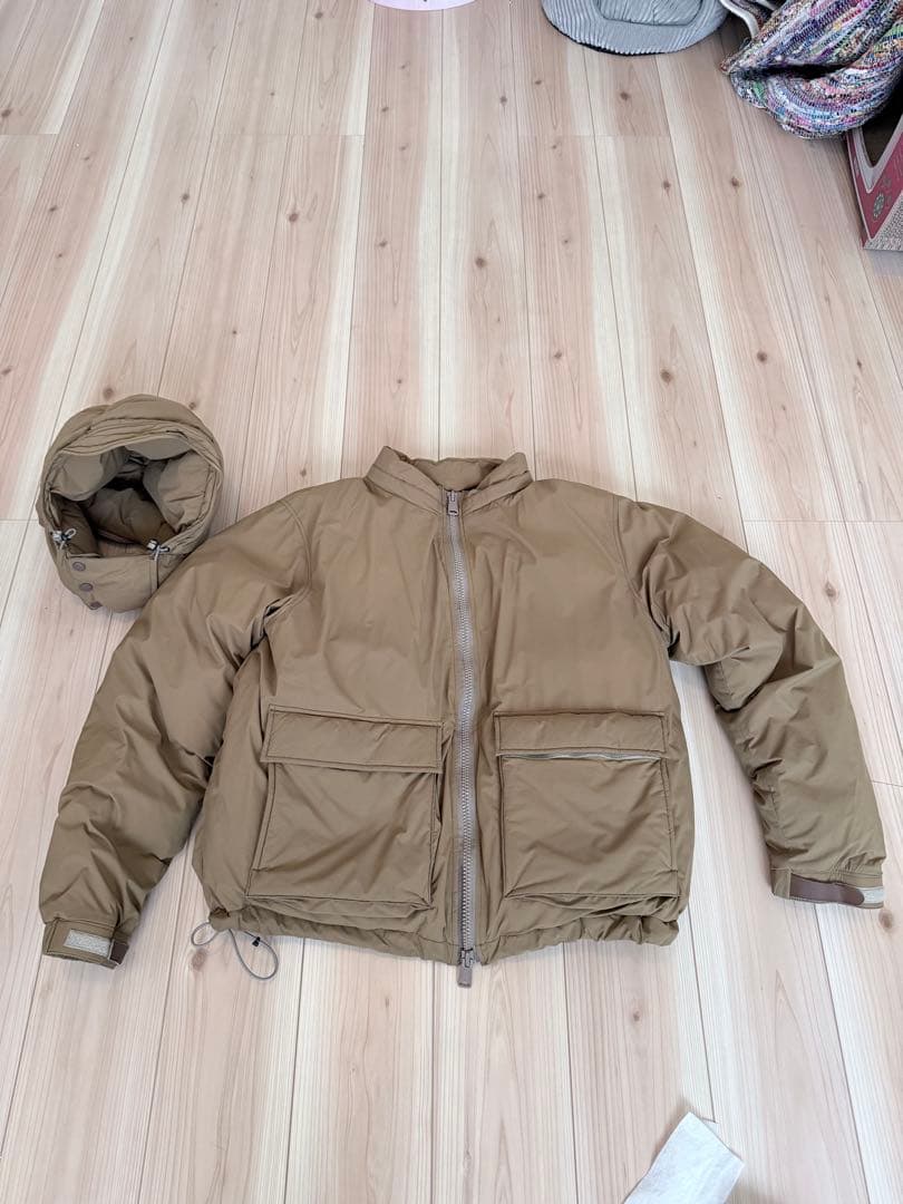 nanga f/ce スティーブアラン ダウン Lサイズ ベージュ