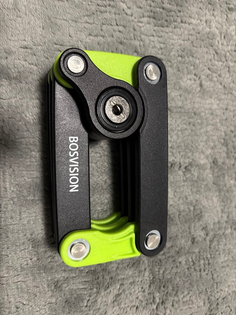 BOSVISION 自転車用軽量 ブレードロック　ライムグリーン
