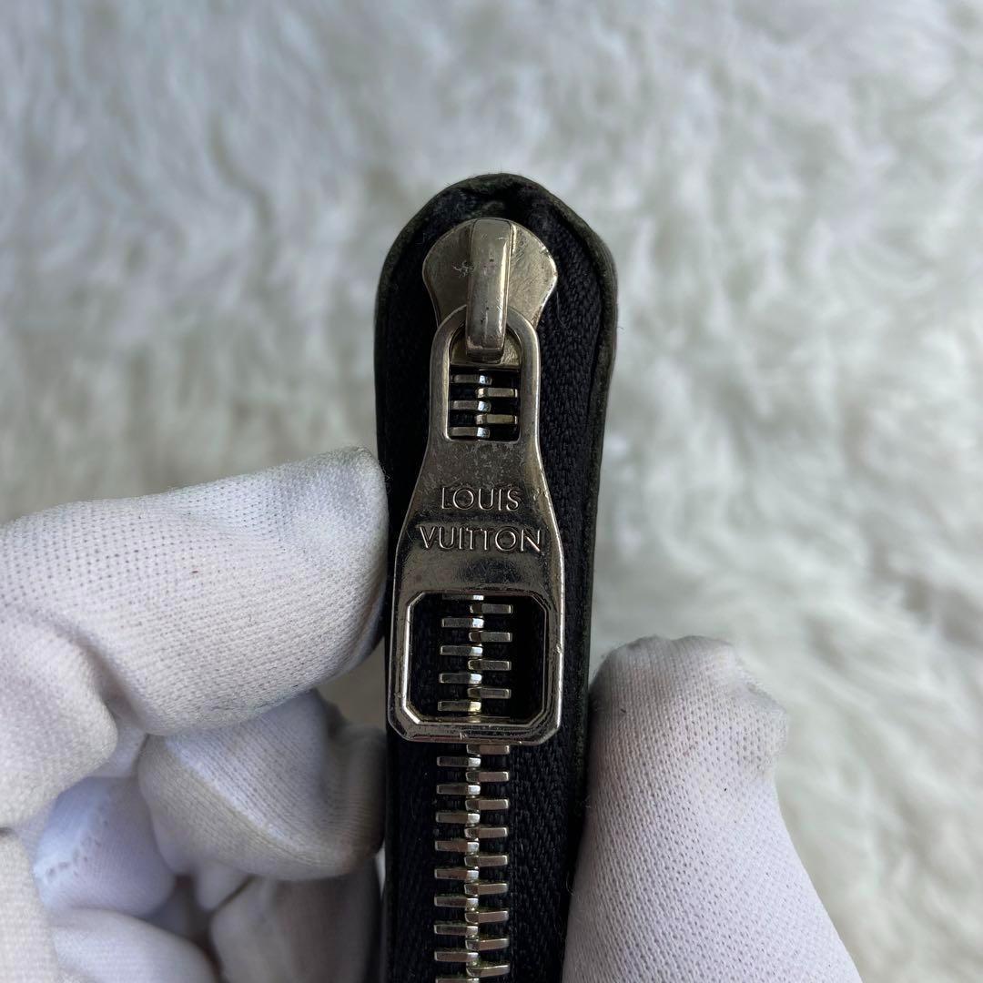 美品✨ ルイヴィトン 長財布 タイガ ジッピーウォレット ヴェルティカル 黒