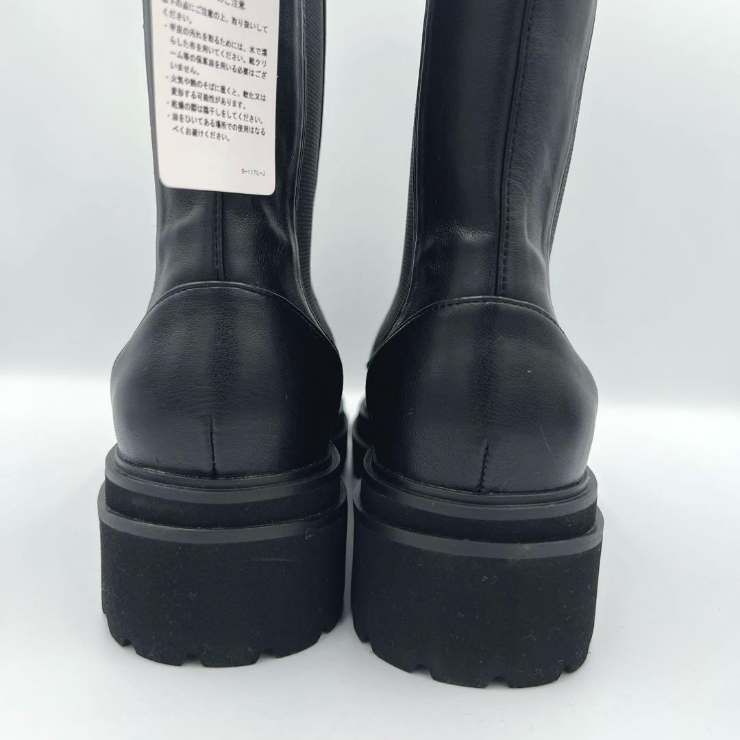 新品✨定価19800円✨emmi サイドゴアブーツ 厚底 ブラック