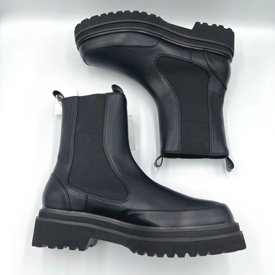 新品✨定価19800円✨emmi サイドゴアブーツ 厚底 ブラック