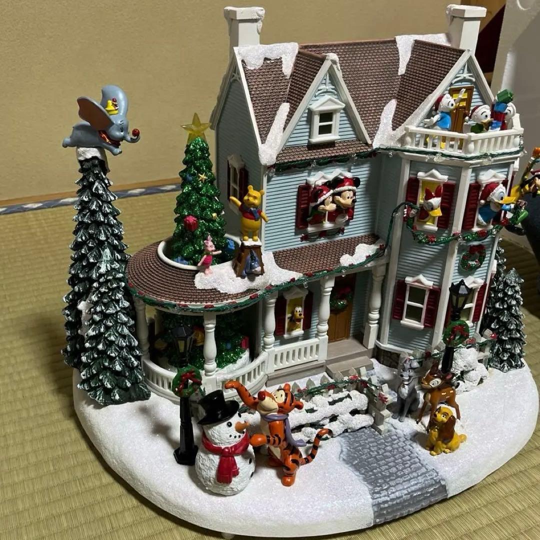 極美品　ディズニー♪Animated Holiday House ♪Costco