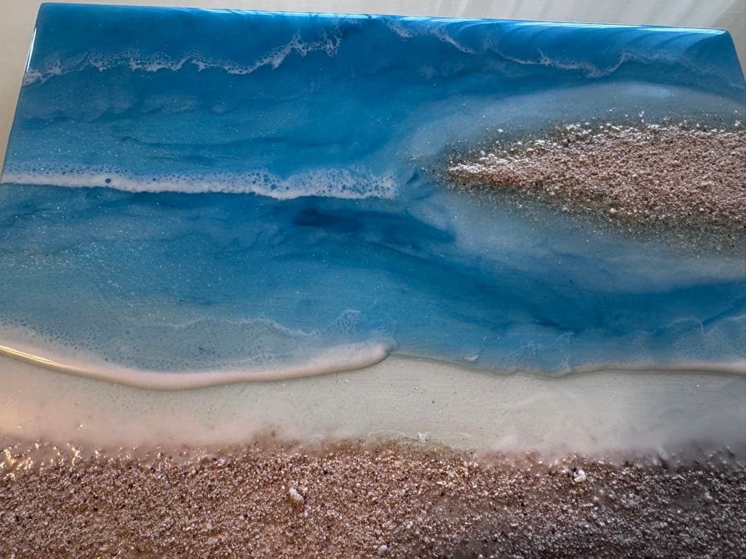 レジンアート 海の風景 与論島　百合が浜