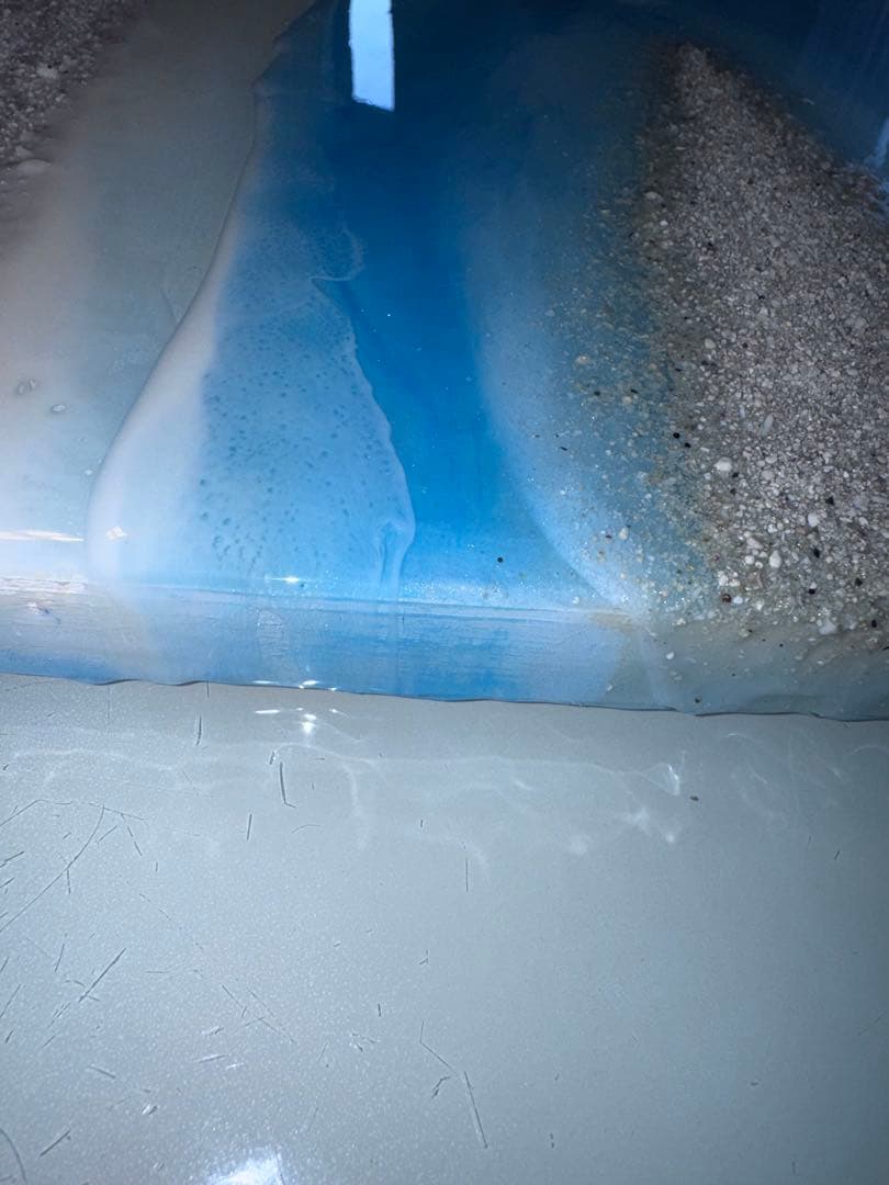 レジンアート 海の風景 与論島　百合が浜