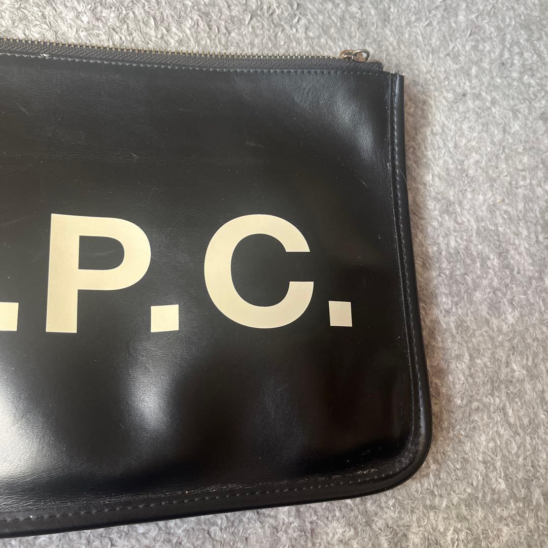 h*0様 A.P.C. ブラック 長財布とポーチ セット　アーペーセー　ビッグロ
