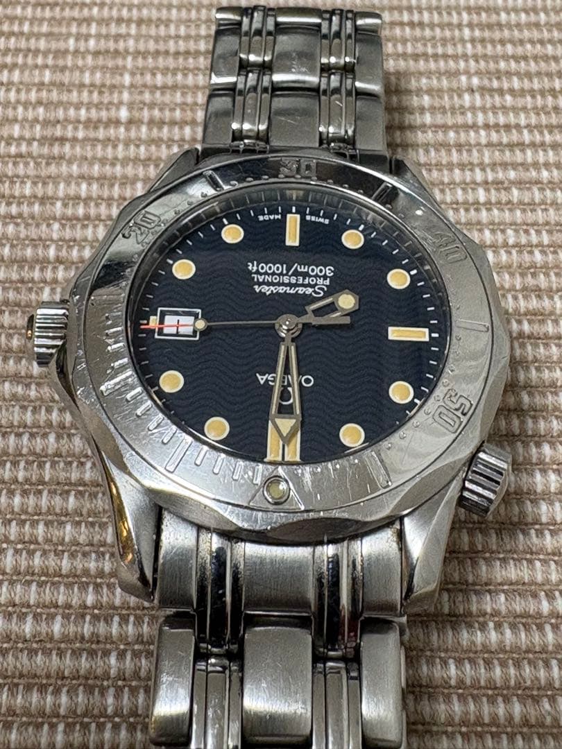 か*ん様 オメガ•シーマスター プロフェッショナル 300M•クォーツジャンク品