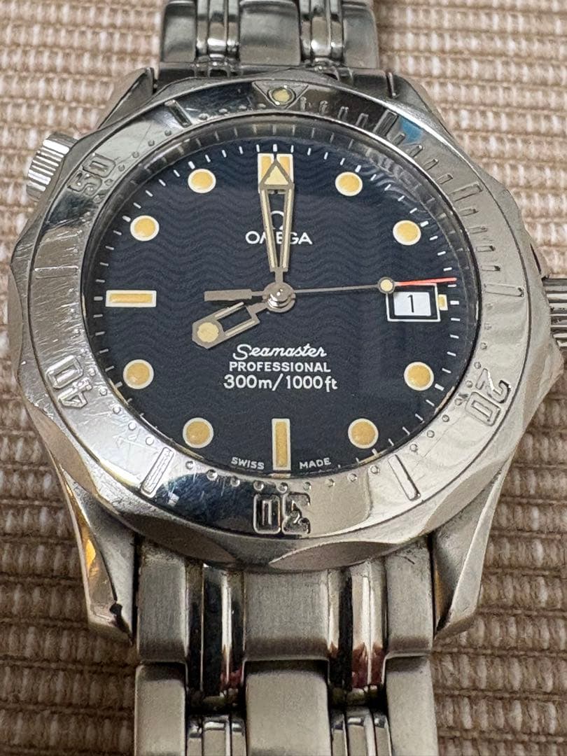 か*ん様 オメガ•シーマスター プロフェッショナル 300M•クォーツジャンク品