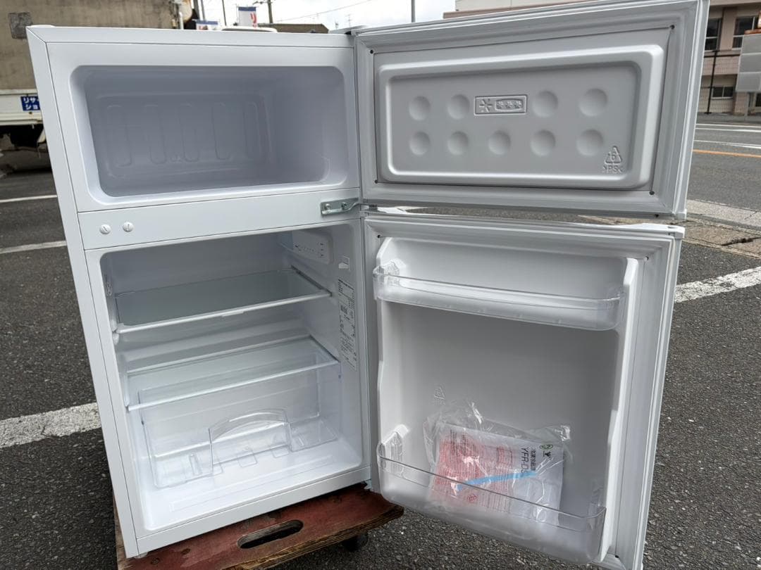【福岡市限定】冷蔵庫 山善 2021年 86L【安心の3ヶ月保証】