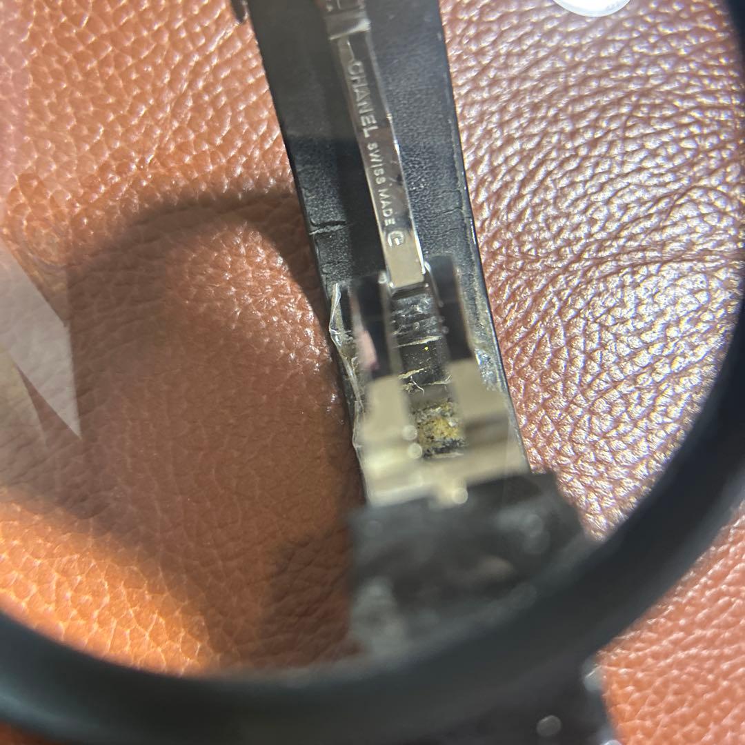 CHANEL ブラック腕時計