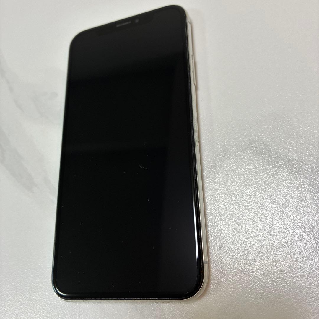 【美品・動作不良なし】Apple iPhone X シルバー 本体