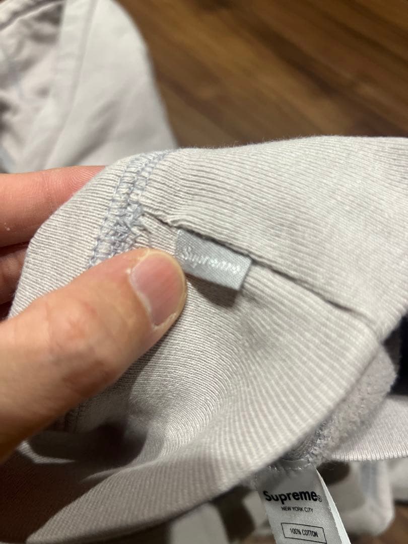 【Lサイズ】supremeスモールボックスロゴsmall box グレージュ