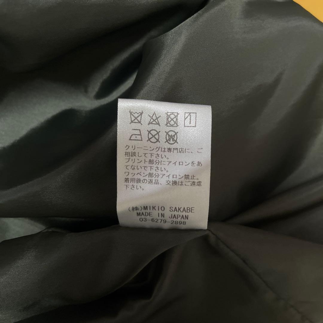 jenny fax グリーンチェックスタジャン