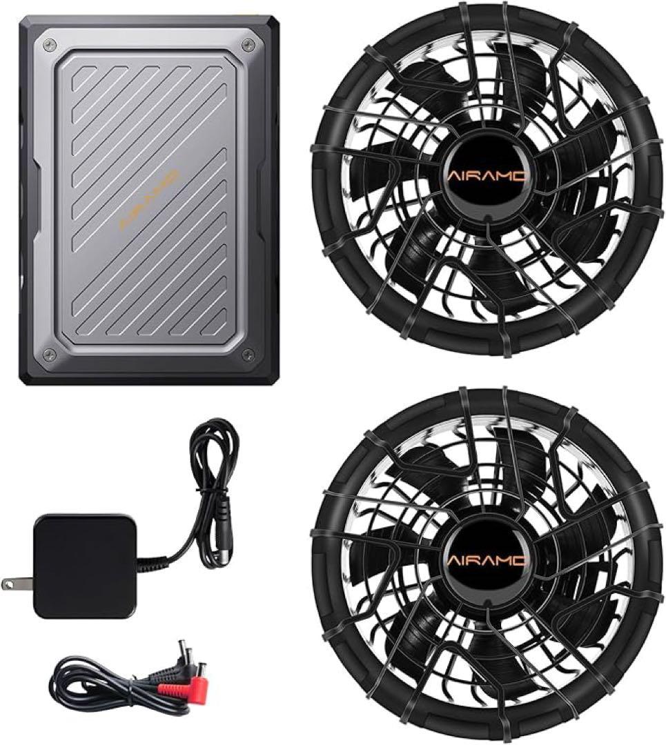 43V超高出力 ファンバッテリーセット 空調作業服用 搭載EVEエナジー