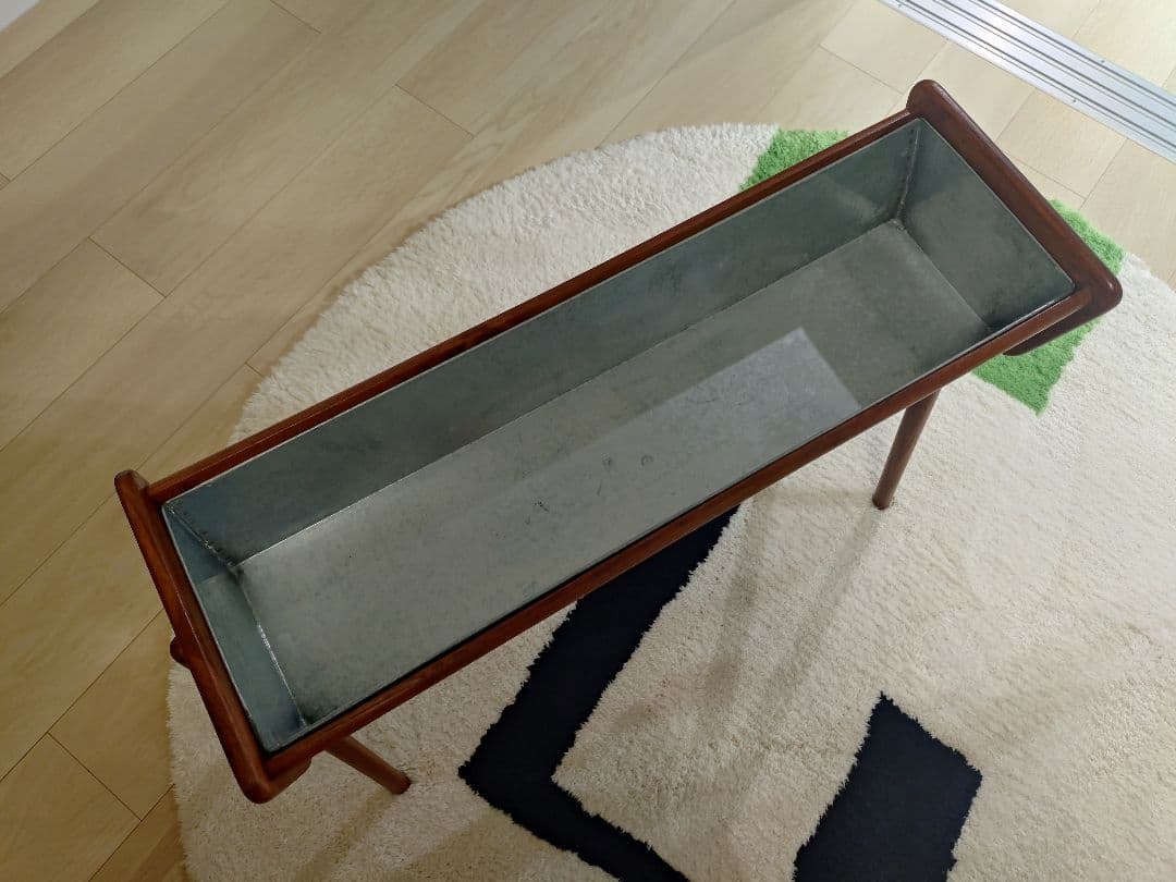 Klokken クロッケン チーク材プランター フラワースタンド マガジンラック