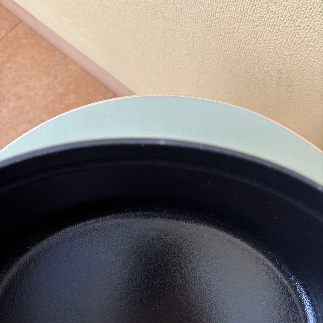 【あん】ストウブ ミナペルホネン ココット オーシャンオーバル ユーカリ