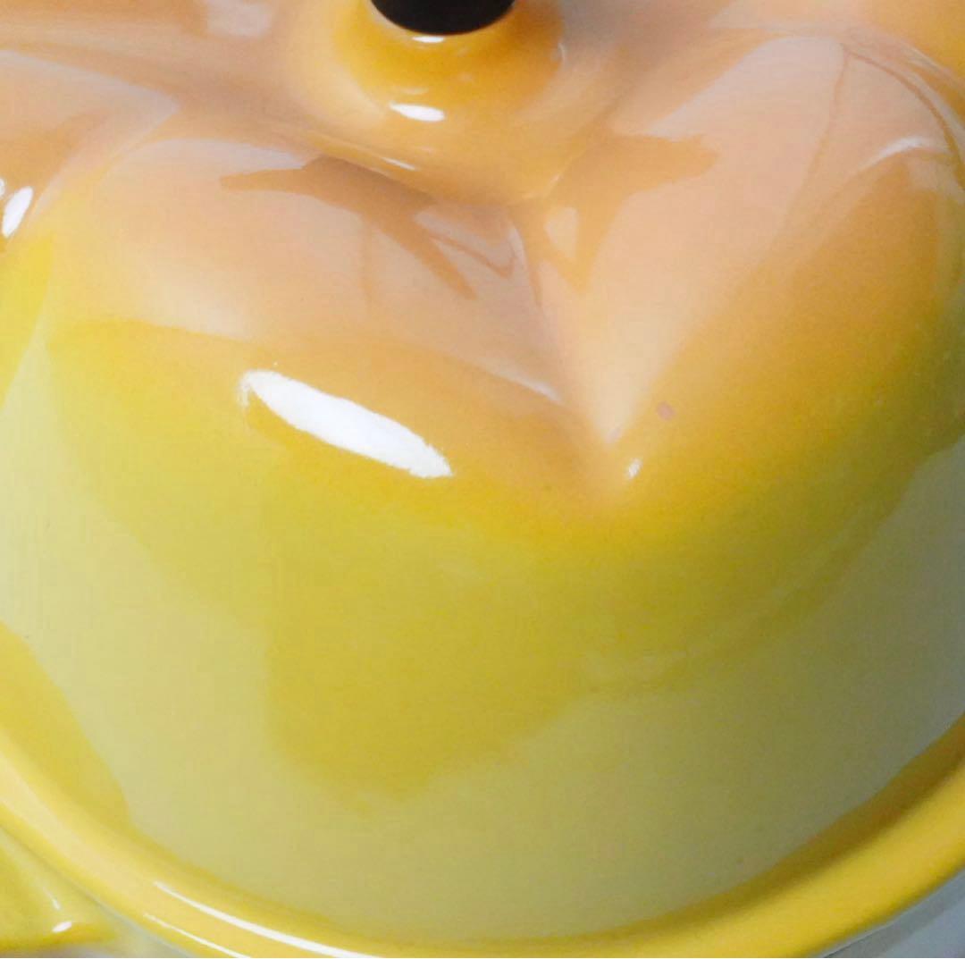 【極美品】LE CREUSET　ピーマンココット　ディジョンイエロー　18cm
