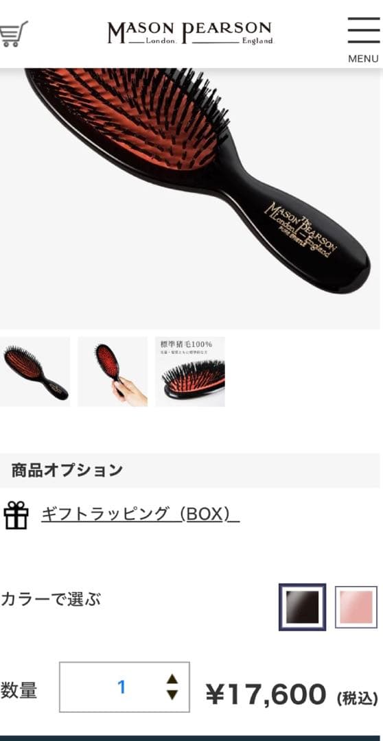 新品　メイソンピアソン