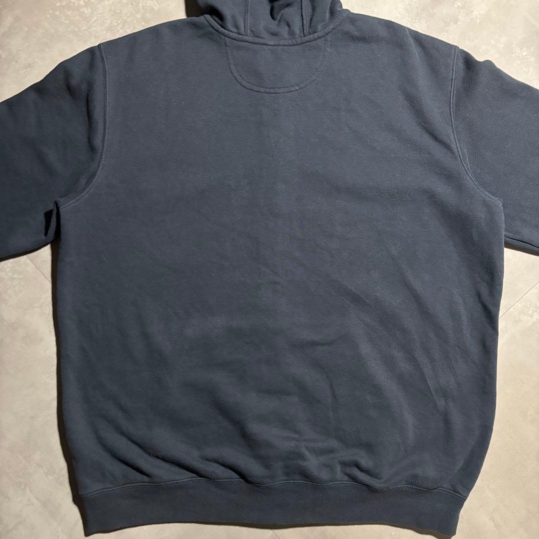 カーハート carhartt パーカー　フルジップ　サンフェード　ネイビー　紺色