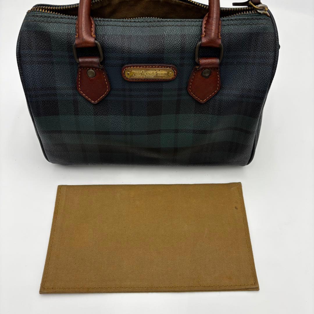 ポロ　ラルフローレン　ミニ　ボストンバッグ　ハンドバッグ　PVC