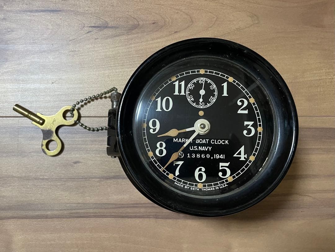 アンティーク雑貨 US NAVY MARK I - BOAT CLOCK SETH THOMAS