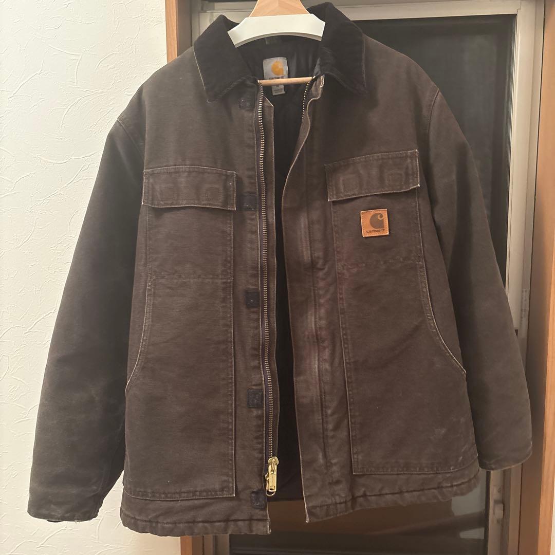 古着 Carhartt トラディショナルジャケット メキシコ製 ダック生地 M