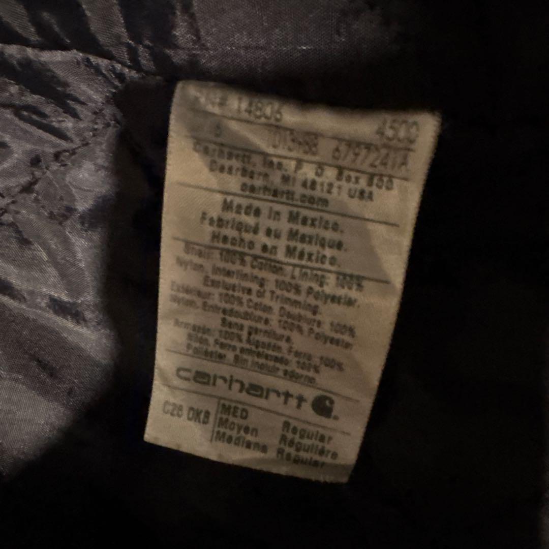 古着 Carhartt トラディショナルジャケット メキシコ製 ダック生地 M