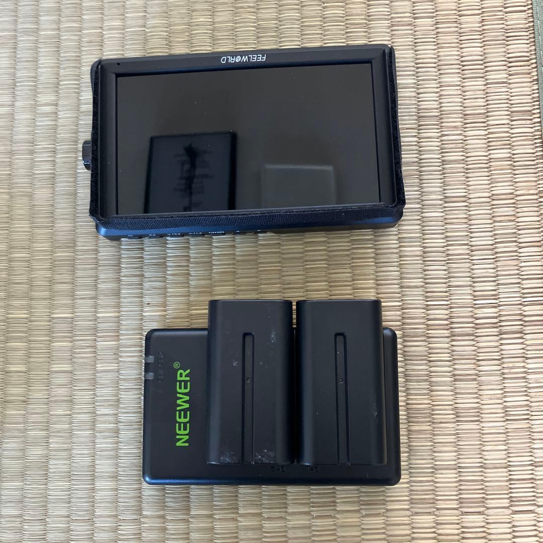 FEELWORLD FW568 バッテリー 付き