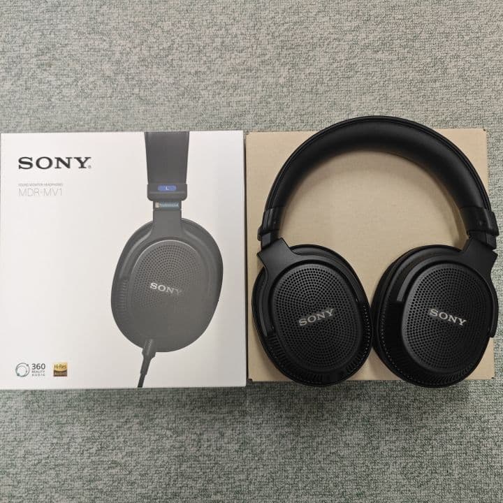 SONY MDR-MV1 ブラック モニターヘッドホン 背面開放型