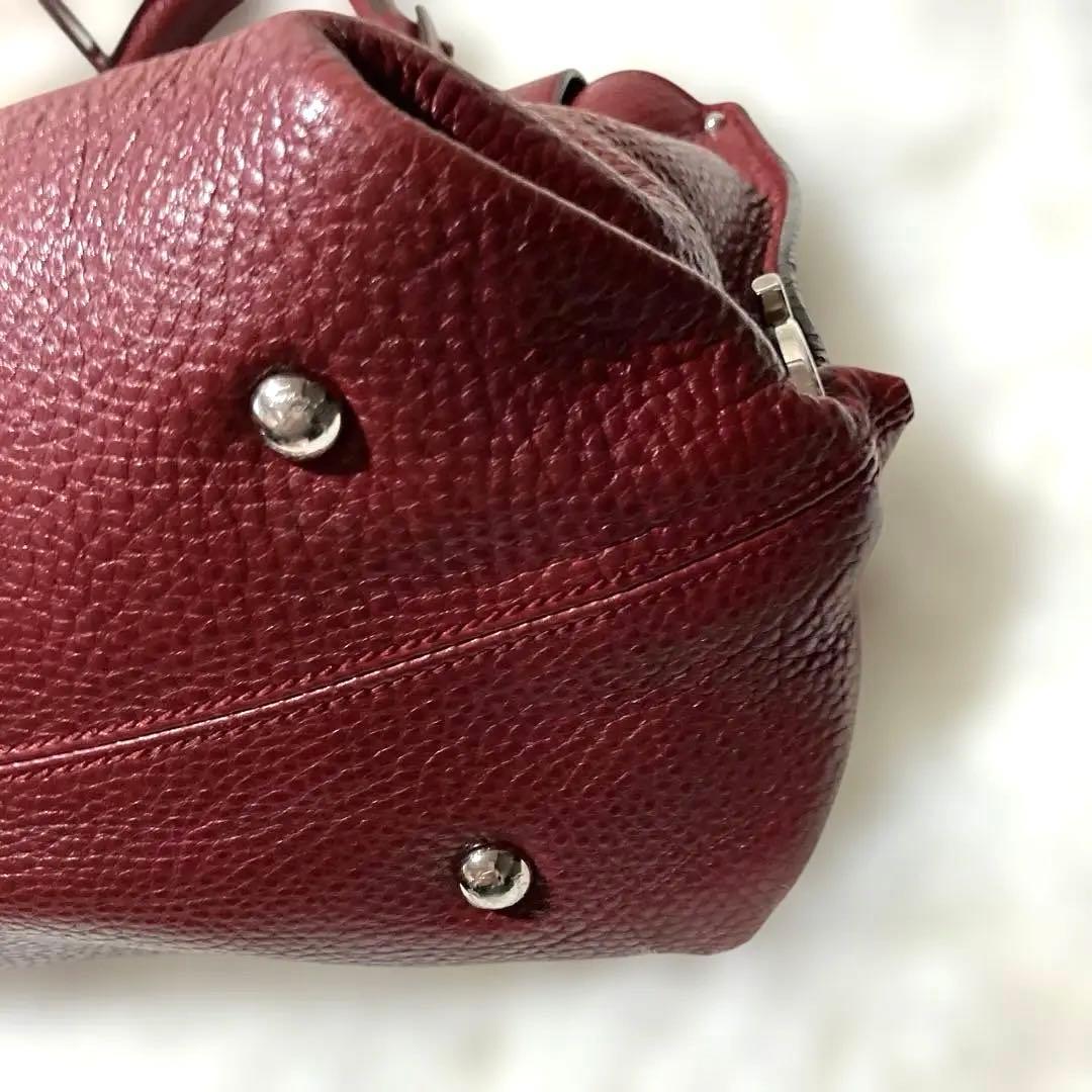 【フェラガモ・ソフィア】ガンチーニツーウェイ 深めの赤✨美品✨突撃セール開催♡