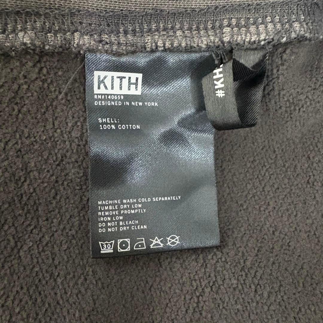 【激レア】KITH キス　パーカー　完売モデル　スウェット　ボックスロゴ　刺繍