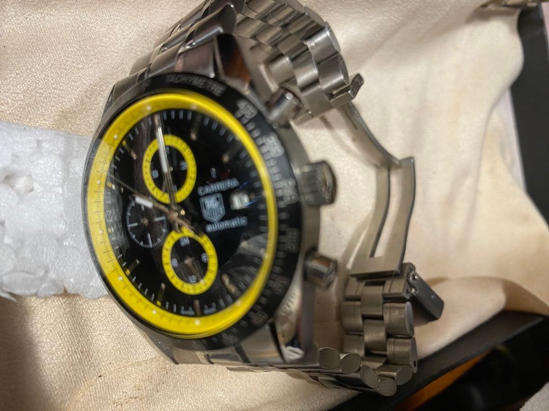 特別出品CARRERA 自動巻き クロノグラフ 時計完動品40ミリ高級品未使用