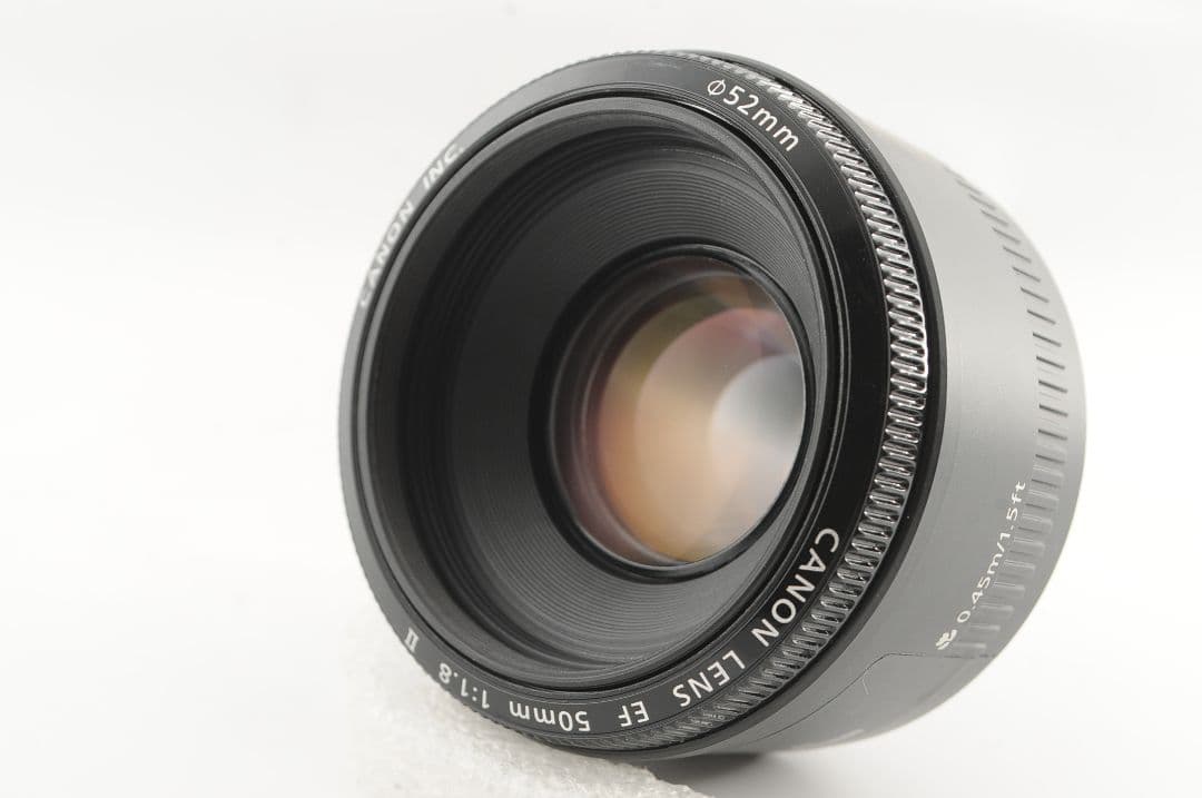 Canon EF50mm F1.8 Ⅱ 【撒き餌レンズ／ポーチ付き】
