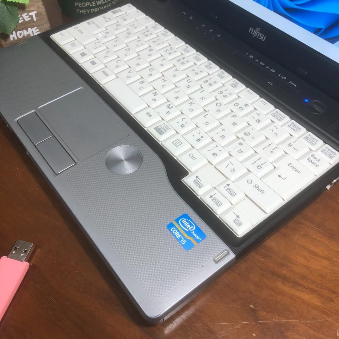 155☆起動速い☆Webカメラ☆Office2021☆i5+SSD+8GB