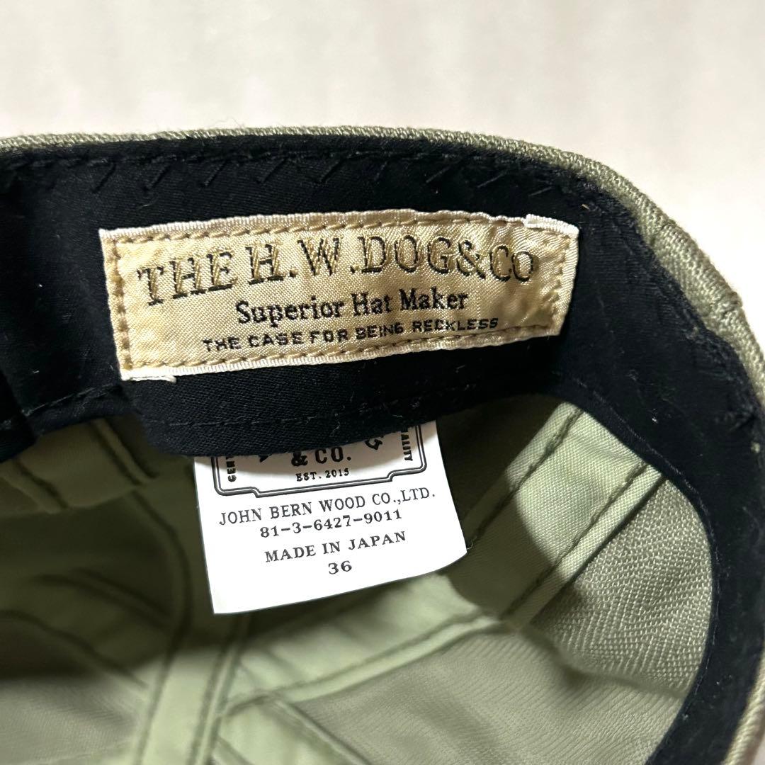 帽子 THE H.W.DOG&Co-HERRINGBONE RAILROAD CAP
