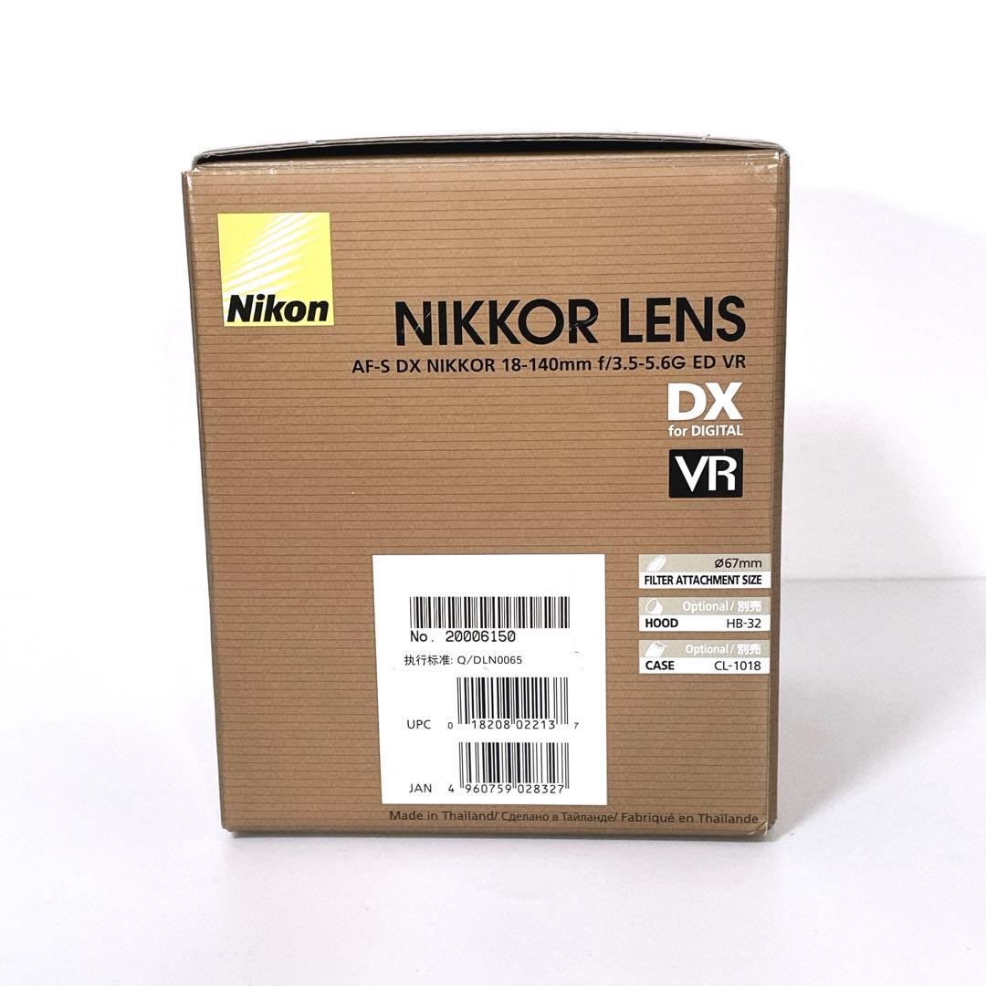 美品 箱付きNikon AF-S NIKKOR 18-140mm 遠近レンズ