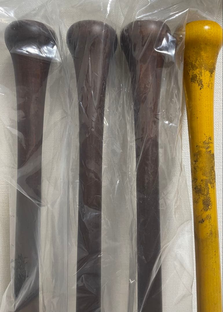 proedge バット 4本セット 黒 黄色