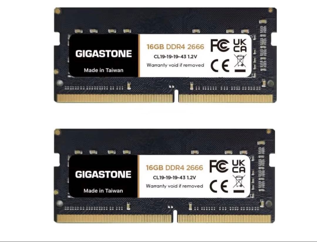 ゆ*ん様 GIGASTONE32GB(16GBx2) DDR4 2666MHz