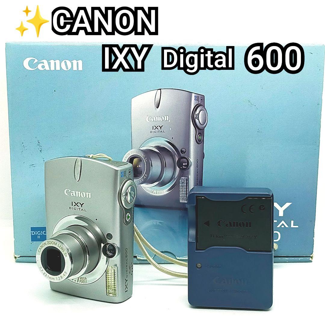 ✨Canon IXY DIGITAL 600 シルバー PC1114
