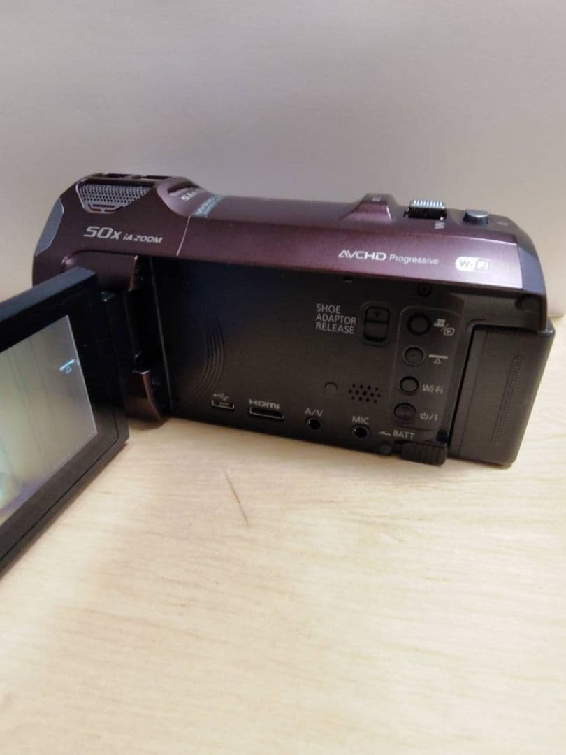 Panasonic HC-V750M ビデオカメラ ※液晶モニター不具合あり