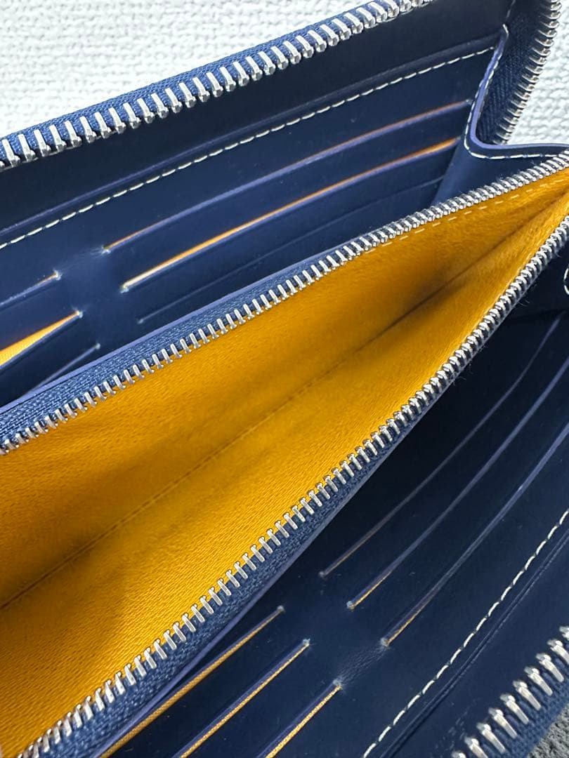 【GOYARD】　マティニョンGM ウォレット ネイビー