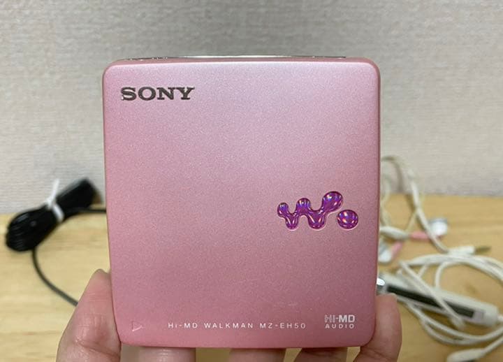 SONY MDプレイヤー ピンク ジャンク品