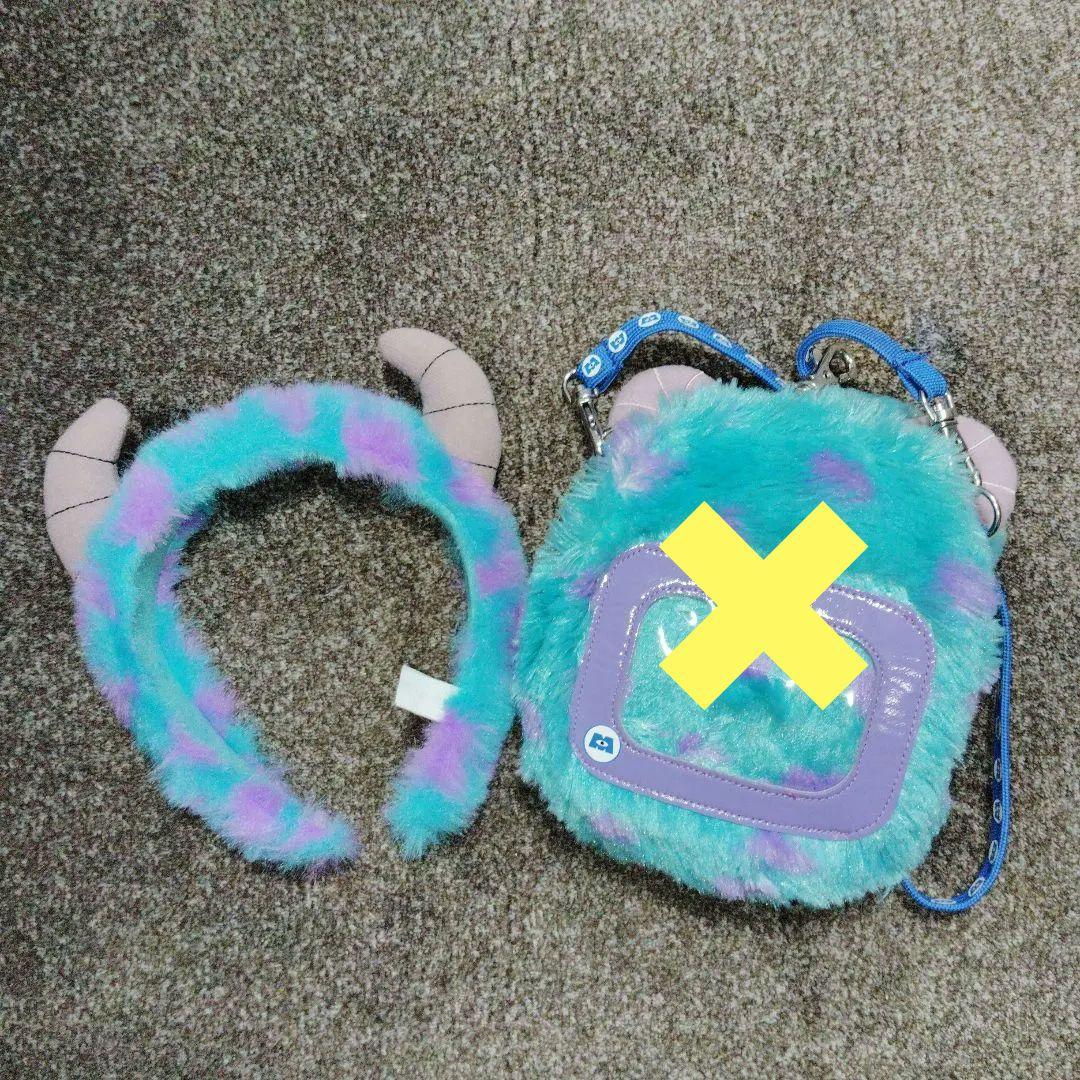 美品　ディズニー　モンスターズ・インク　サリー　カチューシャ　パルパルーザ