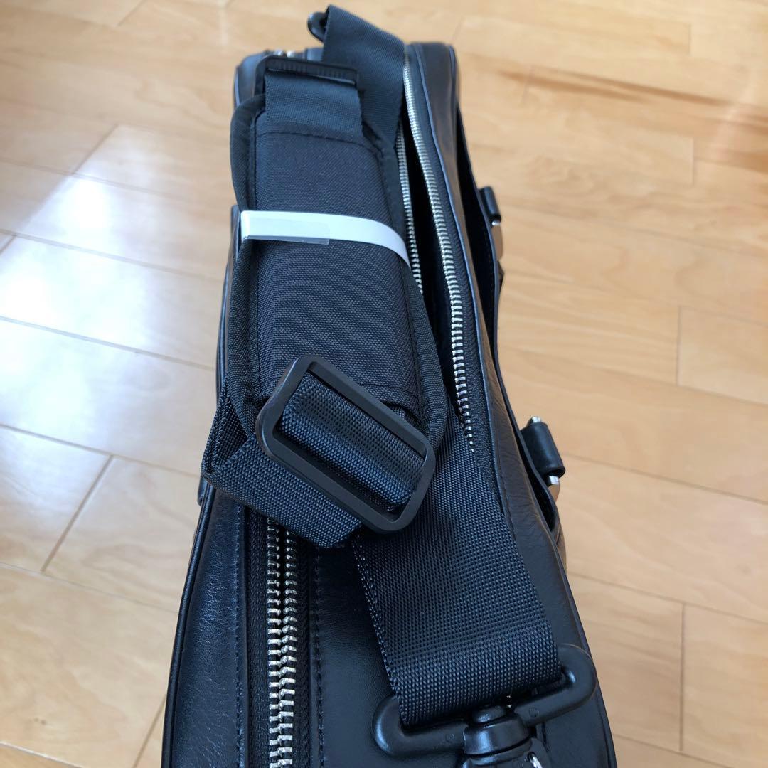 黒 レザービジネスバッグ　ビジネスレザーファクトリー