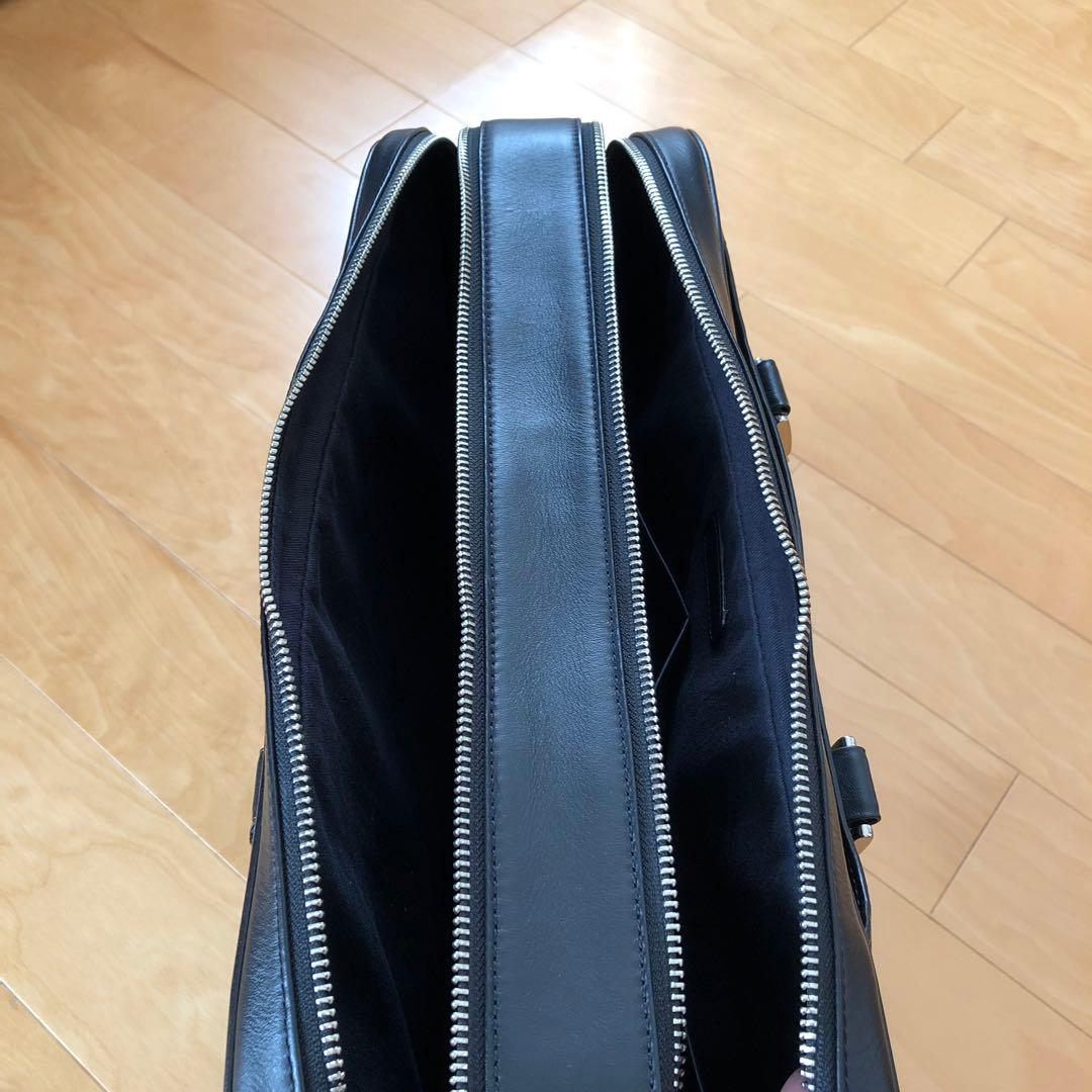黒 レザービジネスバッグ　ビジネスレザーファクトリー