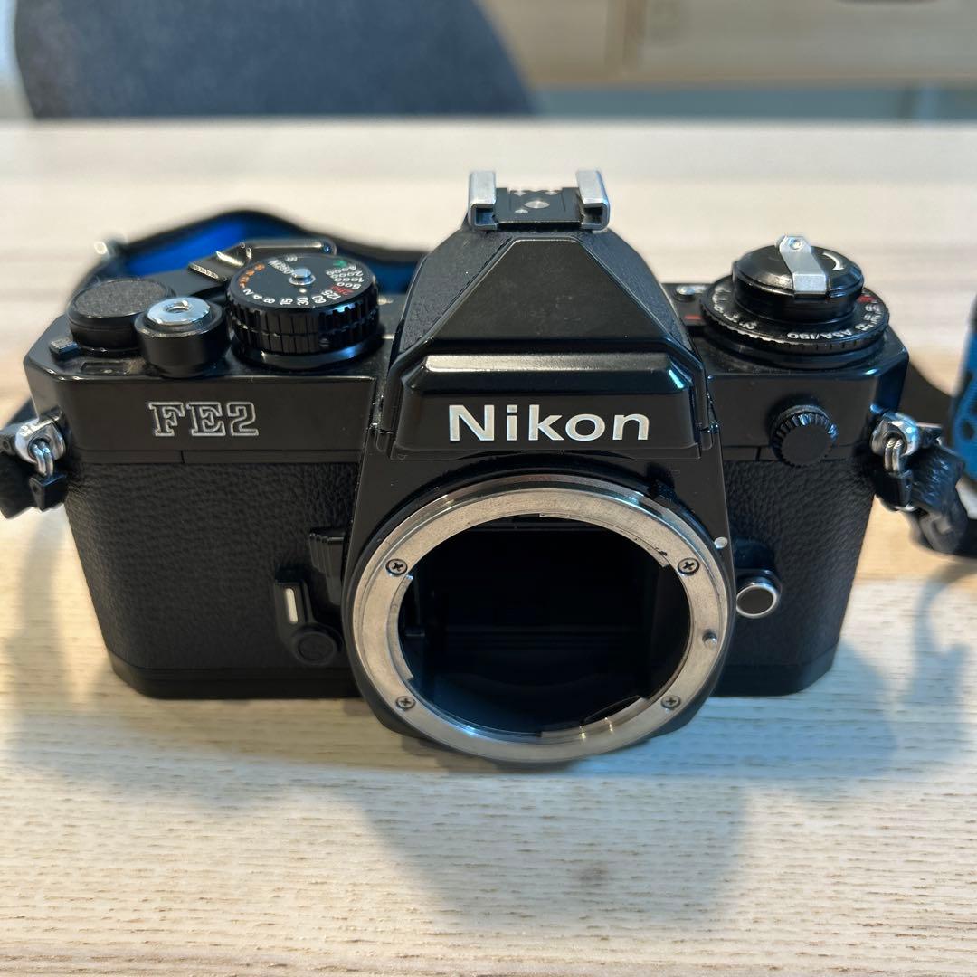 Nikon FE2 説明書、レザーケース、ストラップセット