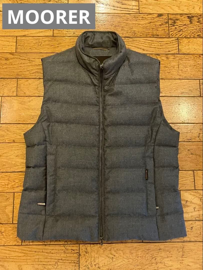 ゆうきじい MOORER ムーレー カシミヤダウンベスト 44
